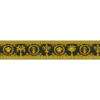 PROFHOME 343051-GU Exklusive Luxus Tapete Barock Matt Gold Gelb Schwarz 0,45 m2 0,09 m x 5,00 m 0,45 m2 Gold