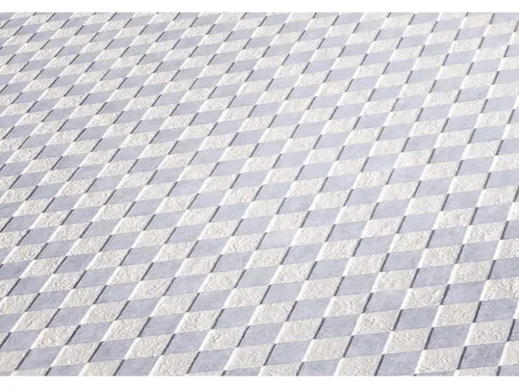 PROFHOME 934651-GU Grafik Tapete Geometrisch Matt Weiß 0,53 m x 10,05 m 5,33 m2 Weiß