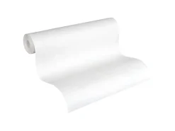 PROFHOME 141118-GU Spachtel Putz Tapete Struktur Matt Weiß 0,53 m x 10,05 m 5,33 m2 Weiß
