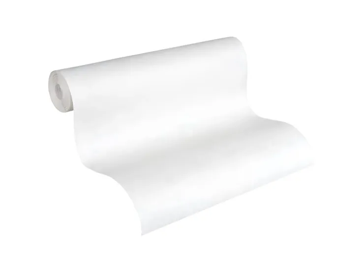 PROFHOME 141118-GU Spachtel Putz Tapete Struktur Matt Weiß 0,53 m x 10,05 m 5,33 m2 Weiß
