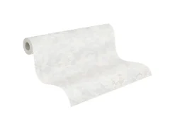 PROFHOME 145215-GU Spachtel Putz Tapete Struktur Matt Weiß 1,06 m x 25,00 m 26,50 m2 Weiß