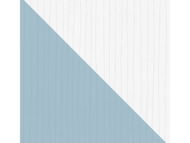 PROFHOME 320041-GU Streifen Tapete Design Matt Weiß 0,53 m x 10,05 m 5,33 m2 Weiß* Überstreichbare Tapeten