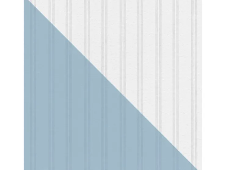 PROFHOME 243515-GU Streifen Tapete Traditionell Matt Weiß 0,53 m x 10,05 m 5,33 m2 Weiß