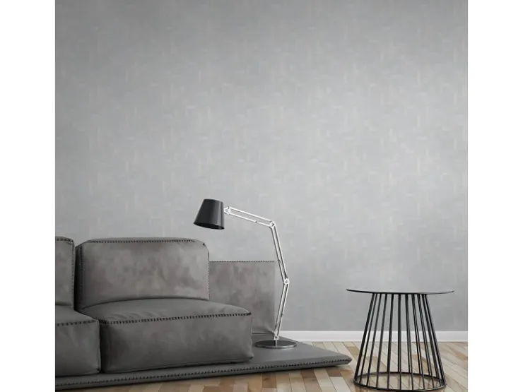 PROFHOME 262110-GU Struktur Tapete Geometrisch Matt Weiß 1,06 m x 25,00 m 26,50 m2 Weiß* Überstreichbare Tapeten