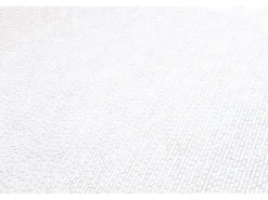 PROFHOME 305817-GU Struktur Tapete Uni Matt Weiß 0,53 m x 10,05 m 5,33 m2 Weiß