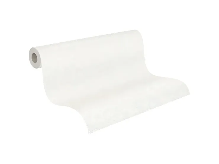 PROFHOME 310019-GU Struktur Tapete Spachteloptik Matt Weiß 1,06 m x 25,00 m 26,50 m2 Weiß* Überstreichbare Tapeten
