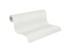 PROFHOME 103819-GU Struktur Tapete Uni Matt Weiß 0,53 m x 10,05 m 5,33 m2 Weiß* Überstreichbare Tapeten