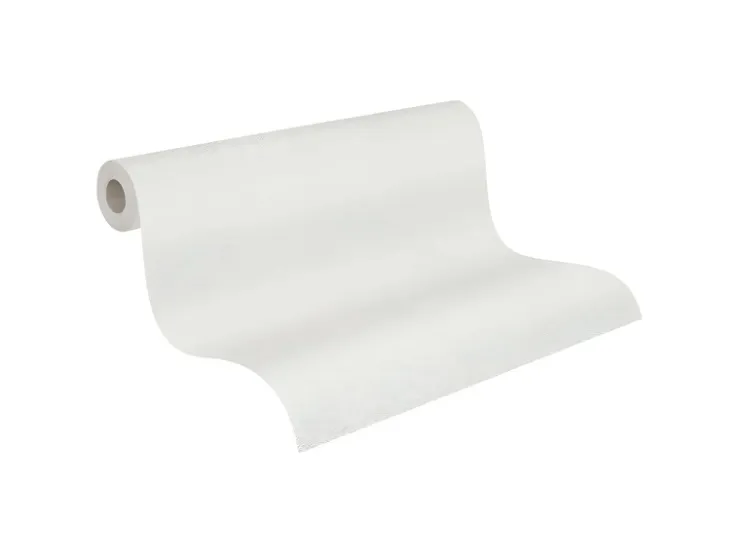 PROFHOME 103819-GU Struktur Tapete Uni Matt Weiß 0,53 m x 10,05 m 5,33 m2 Weiß* Überstreichbare Tapeten