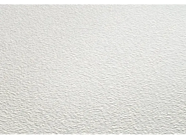 PROFHOME 103819-GU Struktur Tapete Uni Matt Weiß 0,53 m x 10,05 m 5,33 m2 Weiß* Überstreichbare Tapeten
