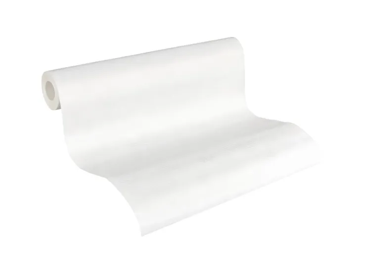 PROFHOME 928818-GU Struktur Tapete Spachteloptik Matt Weiß 0,53 m x 10,05 m 5,33 m2 Weiß* Überstreichbare Tapeten