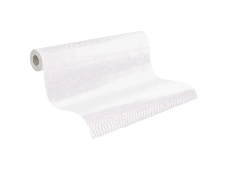 PROFHOME 252418-GU Textiloptik Tapete Struktur Matt Weiß 1,06 m x 25,00 m 26,50 m2 Weiß* Überstreichbare Tapeten