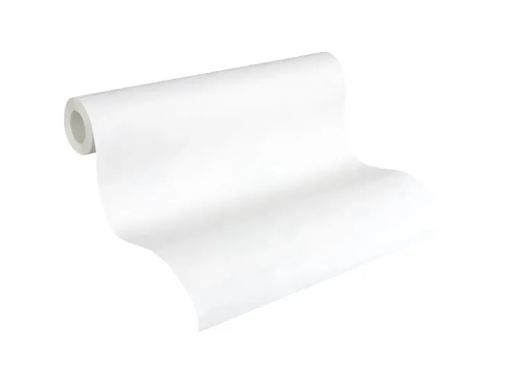 PROFHOME 250513-GU Textiloptik Tapete Struktur Matt Weiß 0,53 m x 10,05 m 5,33 m2 Weiß* Überstreichbare Tapeten