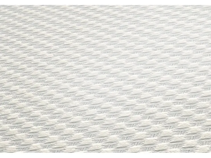 PROFHOME 164919-GU Textiloptik Tapete Struktur Matt Weiß 0,53 m x 10,05 m 5,33 m2 Weiß* Überstreichbare Tapeten