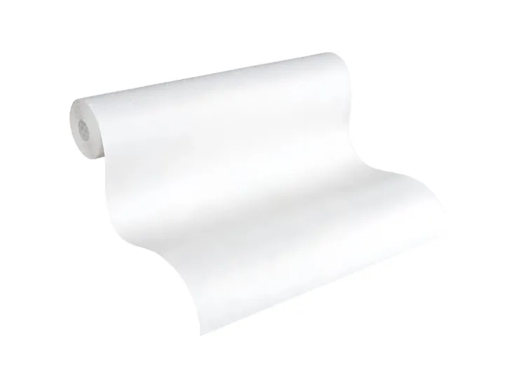 PROFHOME 141217-GU Textiloptik Tapete Struktur Matt Weiß 0,53 m x 10,05 m 5,33 m2 Weiß* Überstreichbare Tapeten