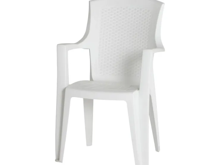 Progarden Stapelsessel Eden Weiß 62 cm x 60 cm x 89 cm* Stühle