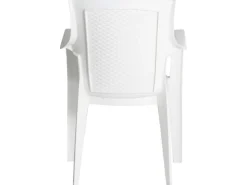 Progarden Stapelsessel Eden Weiß 62 cm x 60 cm x 89 cm* Stühle