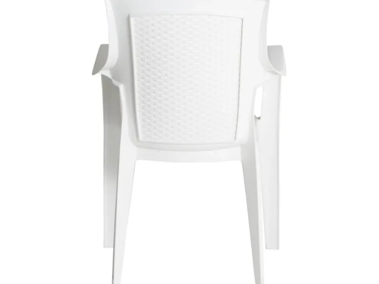 Progarden Stapelsessel Eden Weiß 62 cm x 60 cm x 89 cm* Stühle