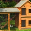Promadino Kleintiervilla Maxi mit Erweiterung und Freilaufgehege* Kleintierbedarf