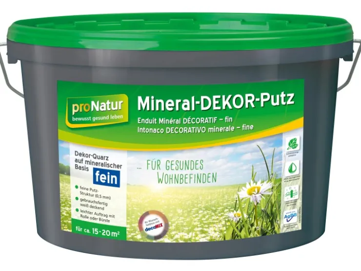 Pronatur Mineral Dekorputz fein 8 kg* Kreativfarben