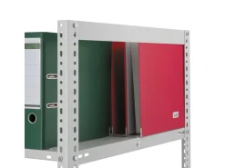 PROREGAL Aktenregal Schraubsystem Grundregal HxBxT 255 x 100 x 60 cm 7 Ebenen Fachlast 90 kg Ohne Deckboden Beidseitig Nutzbar* Büroregale