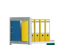 PROREGAL Aktenregal Schraubsystem Grundregal HxBxT 185 x 100 x 60 cm 5 Ebenen Fachlast 90 kg Ohne Deckboden Beidseitig Nutzbar* Büroregale