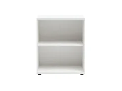 PROREGAL Aktenregal Tiger Small HxBxT 77 x 65 x 34 cm 2 Fächern Weiß* Büroregale