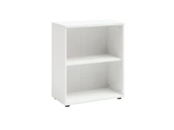 PROREGAL Aktenregal Tiger Small HxBxT 77 x 65 x 34 cm 2 Fächern Weiß* Büroregale