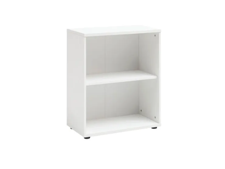 PROREGAL Aktenregal Tiger Small HxBxT 77 x 65 x 34 cm 2 Fächern Weiß* Büroregale