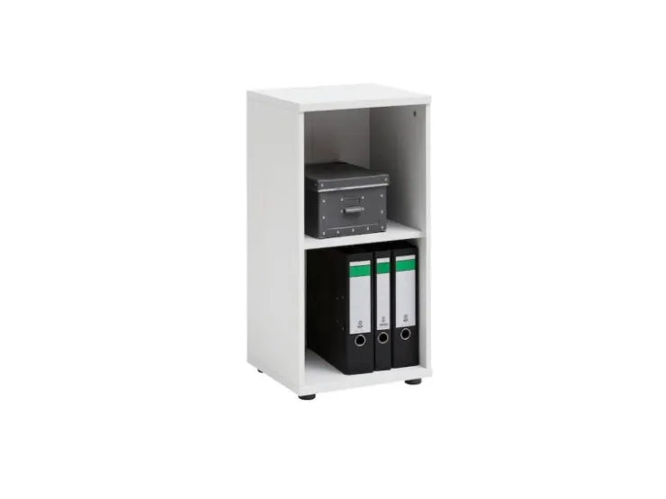 PROREGAL Aktenregal Tiger Small HxBxT 77 x 40 x 34 cm 2 Fächern Weiß