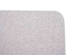 PROREGAL Akustik-Tischtrennwand HxBxT 60x65x2 cm Doppelwandig Stoff Büro-Sichtschutz Schreibtisch Pinnwand