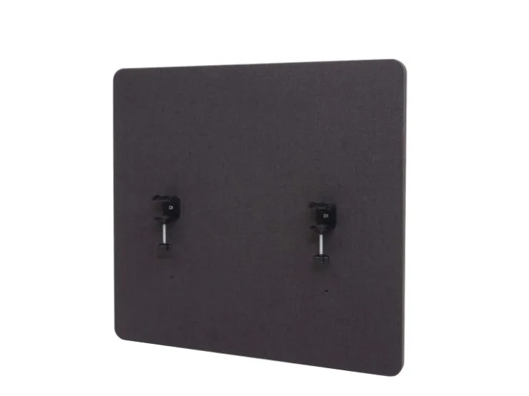 PROREGAL Akustik-Tischtrennwand HxBxT 60x65x2 cm Doppelwandig Stoff Büro-Sichtschutz Schreibtisch Pinnwand* Pinnwände