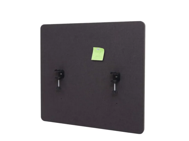PROREGAL Akustik-Tischtrennwand HxBxT 60x65x2 cm Doppelwandig Stoff Büro-Sichtschutz Schreibtisch Pinnwand* Pinnwände