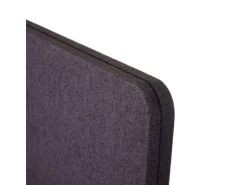 PROREGAL Akustik-Tischtrennwand HxBxT 60x65x2 cm Doppelwandig Stoff Büro-Sichtschutz Schreibtisch Pinnwand* Pinnwände