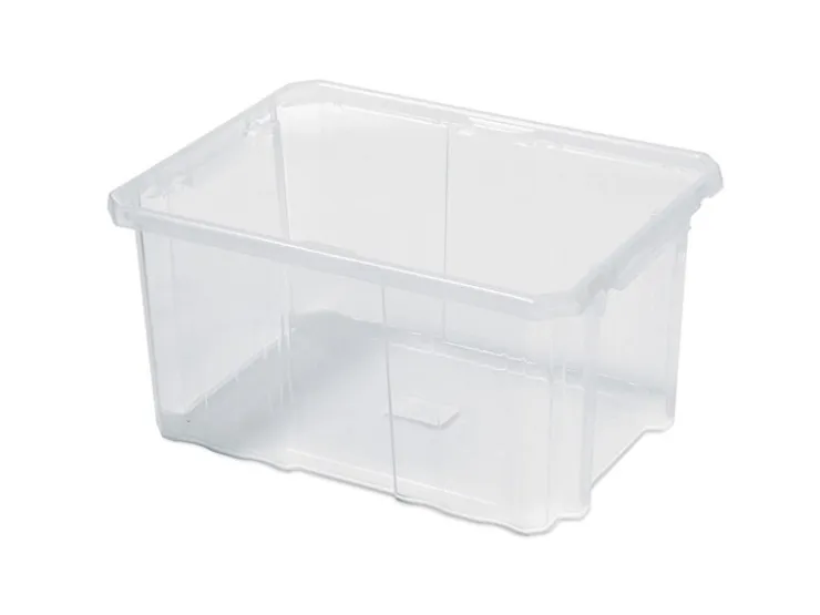 PROREGAL Aufbewahrungsbox Transparent HxBxT 20x40x30cm 22 Liter* Aufbewahrung