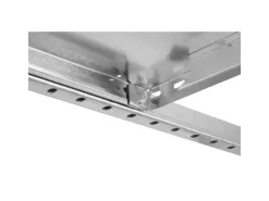 PROREGAL Eckregal Stecksystem T-Profil HxBxT 200 x 130 x 50 cm 5 Ebenen Traglast 124 kg* Eckregale