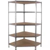 PROREGAL Eckregal Muli HxBxT 180 x 90 x 40 cm 5 Fachböden Fachlast 200 kg Verzinkt* Eckregale