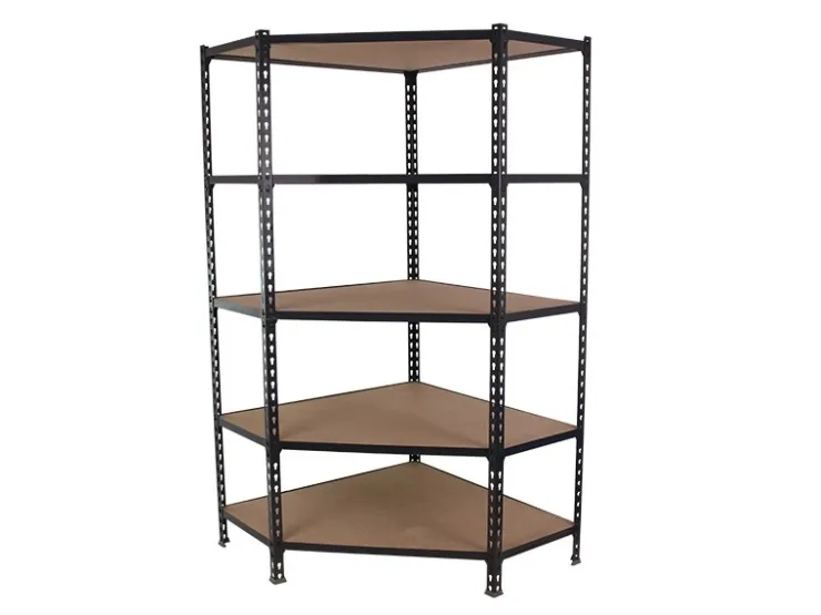 PROREGAL Eckregal Muli HxBxT 180 x 90 x 30 cm 5 Fachböden Fachlast 200 kg Anthrazit* Eckregale