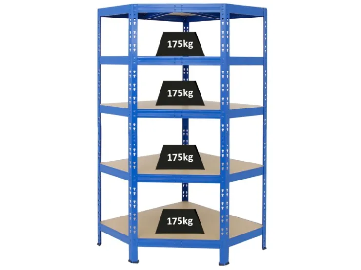 PROREGAL Eckregal Tiger HxBxT 180 x 90 x 45 cm Fachlast 175 kg