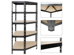 PROREGAL Eckregal Tiger HxBxT 180 x 90 x 45 cm Fachlast 175 kg