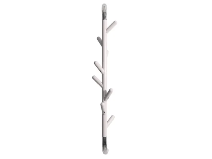 PROREGAL Elegante Drehbare Wandgarderobe Mit 8 Haken HxBxT 80 x 13 x 15 cm & Haken Verchromt* Garderoben