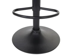 PROREGAL 2er-Set Barhocker Gepolstert Mit Lehne Sitzhöhe 63-87cm Höhenverstellbar Samt Petrol-Blau Fuß Schwarz Tresenhocker Barstuhl* Hocker