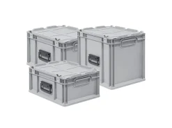 PROREGAL Eurobox Nextgen Portable HxBxT 235x 30 x 40 cm 20 Liter Eurobehälter Transportbox Transportbehälter Stapelbehälter* Aufbewahrung