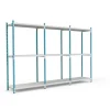 PROREGAL Fachbodenregal Maximus Pro HxBxT200 x 125 x 50 cm 3 Ebenen PVC-Fachboden Fachlast 248 kg Lichtblau-Lichtgrau* Kunststoffregale