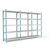 PROREGAL Fachbodenregal Maximus HxBxT200 x 150 x 68 cm 5 Ebenen PVC-Fachboden Fachlast 110 kg Lichtblau-Lichtgrau