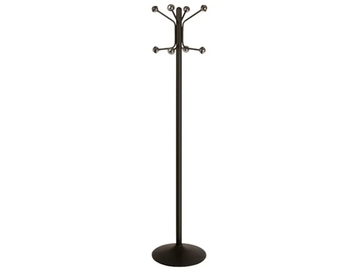 PROREGAL Freistehender Garderobenständer Mit 8 Haken Lackierter Stahl Höhe 173 cm