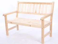 PROREGAL Gartenbank Grana HxBxT 90x117x70cm Ohne Abdeckung Natur