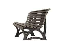 PROREGAL Gartenbank Jamaika 3 Sitzer HxBxT 80 x 150 x 64cm Witterungskunststoff & UV Beständiger Kunststoff Parkbank Sitzbank