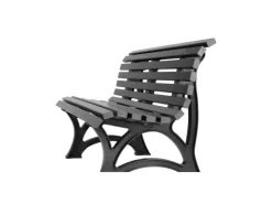 PROREGAL Gartenbank Jamaika 3 Sitzer HxBxT 80 x 150 x 64cm Witterungskunststoff & UV Beständiger Kunststoff Parkbank Sitzbank* Sitzbänke