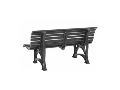 PROREGAL Gartenbank Jamaika 3 Sitzer HxBxT 80 x 150 x 64cm Witterungskunststoff & UV Beständiger Kunststoff Parkbank Sitzbank* Sitzbänke