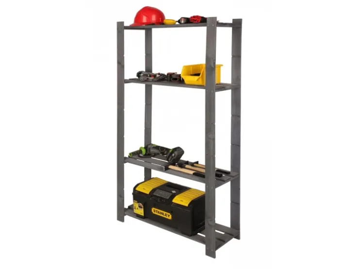 PROREGAL Holzregal Pinepeak HxBxT 150 x 80 x 28 cm 4 Fachboden 1,2 cm Dickes Kiefernholz